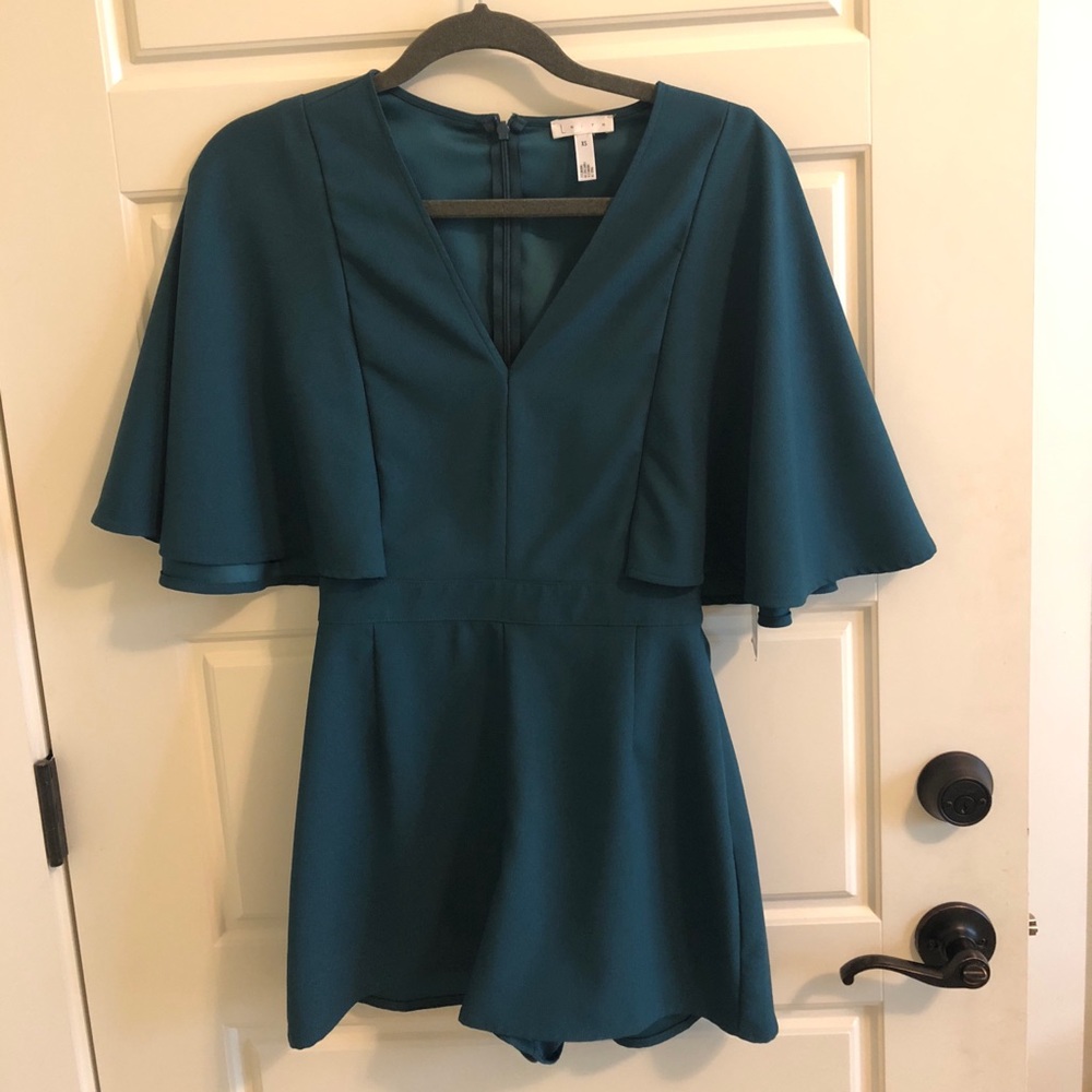 Dark turquoise romper